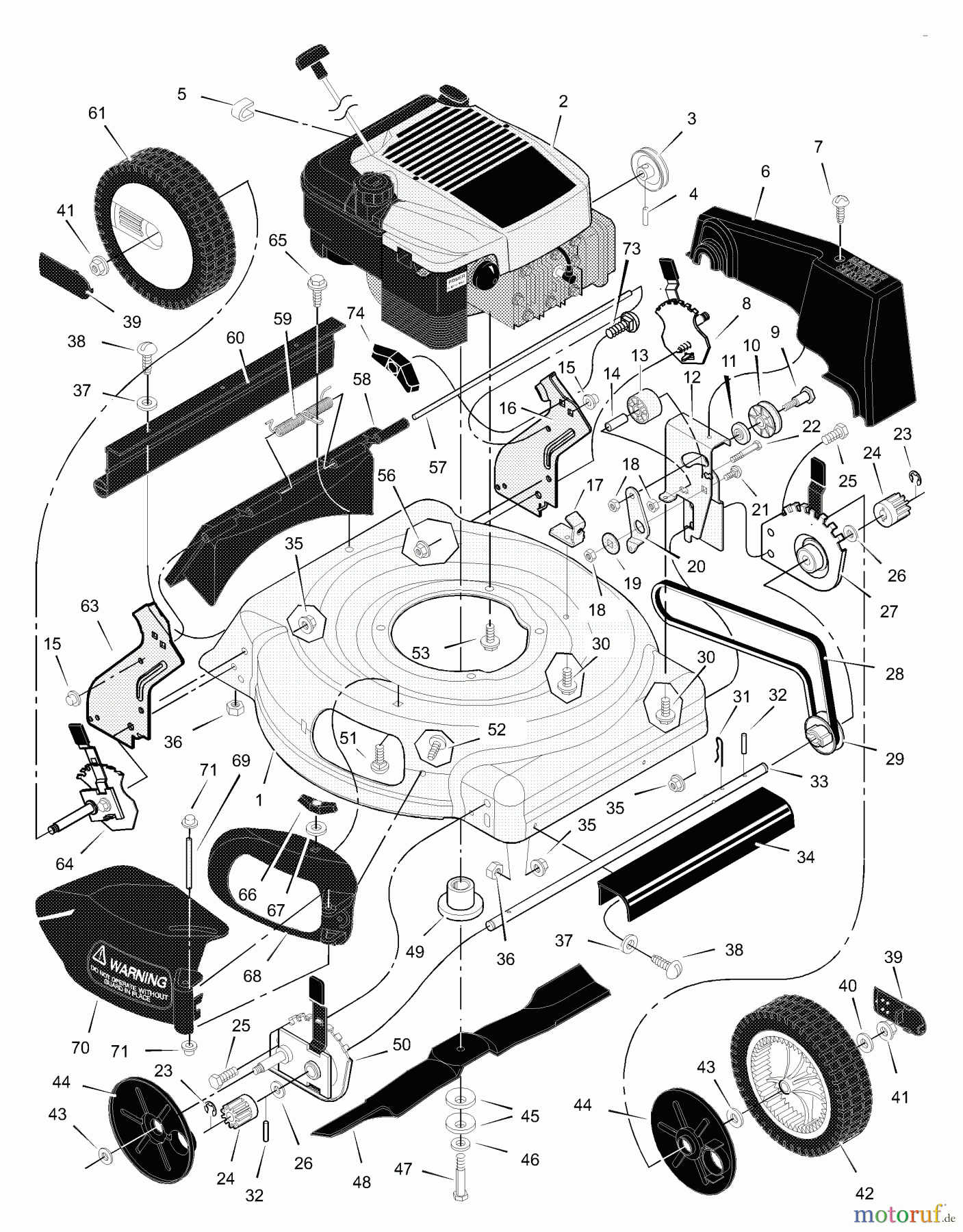 Murray Rasenmäher 20606x30C - Murray 20