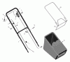 Murray 20606x30D - 20" Walk-Behind Mower (2002) Ricambi Handle And Bag Assembly