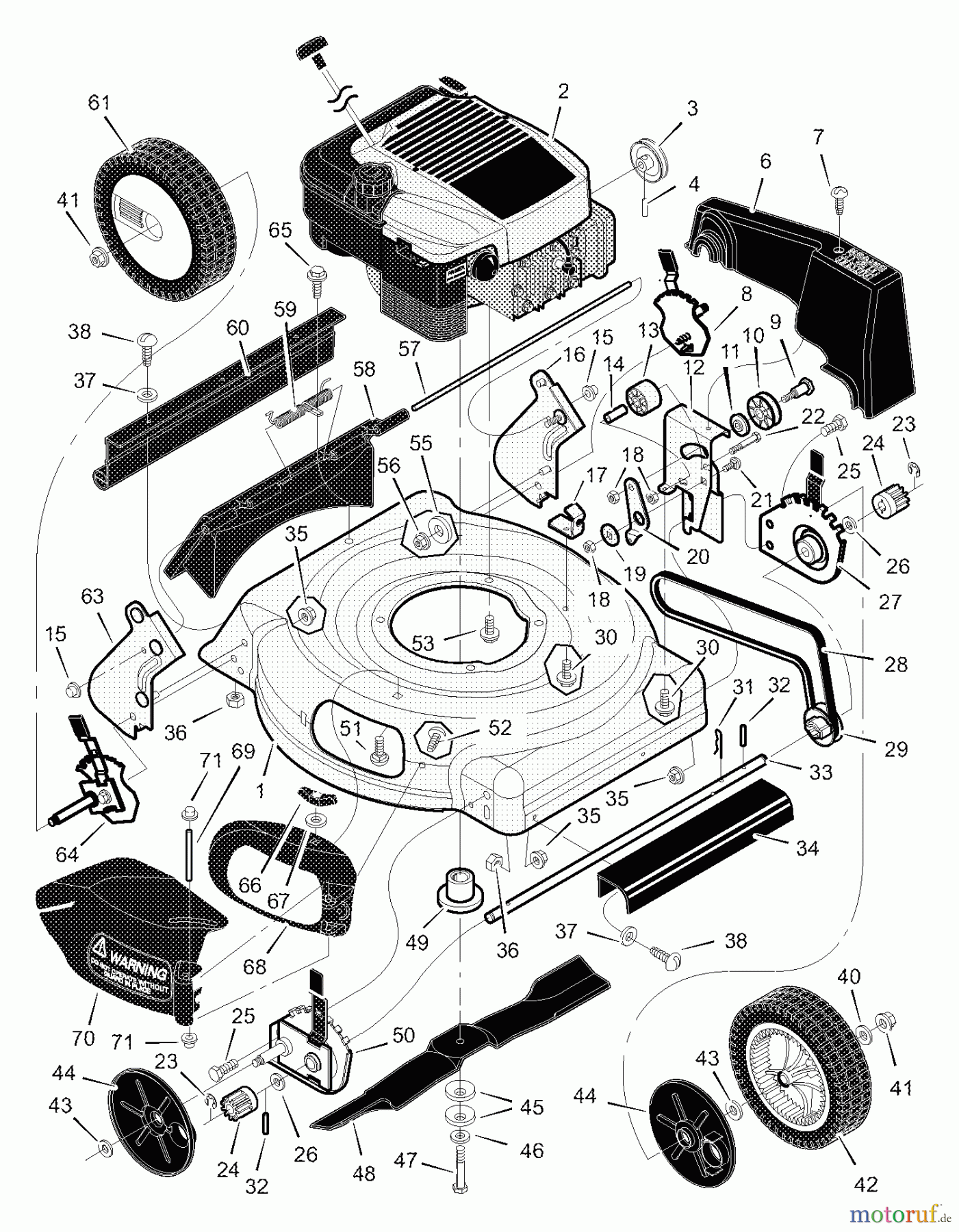  Murray Rasenmäher 20606x6C - Murray Ultra 20