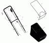 Murray 20607x30A - 20" Walk-Behind Mower (1999) Ricambi Handle And Bag Assembly