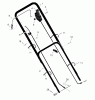 Murray 20607x99B - B&S/ 20" Walk-Behind Mower (1999) (AAFES) Ricambi Handle Assembly