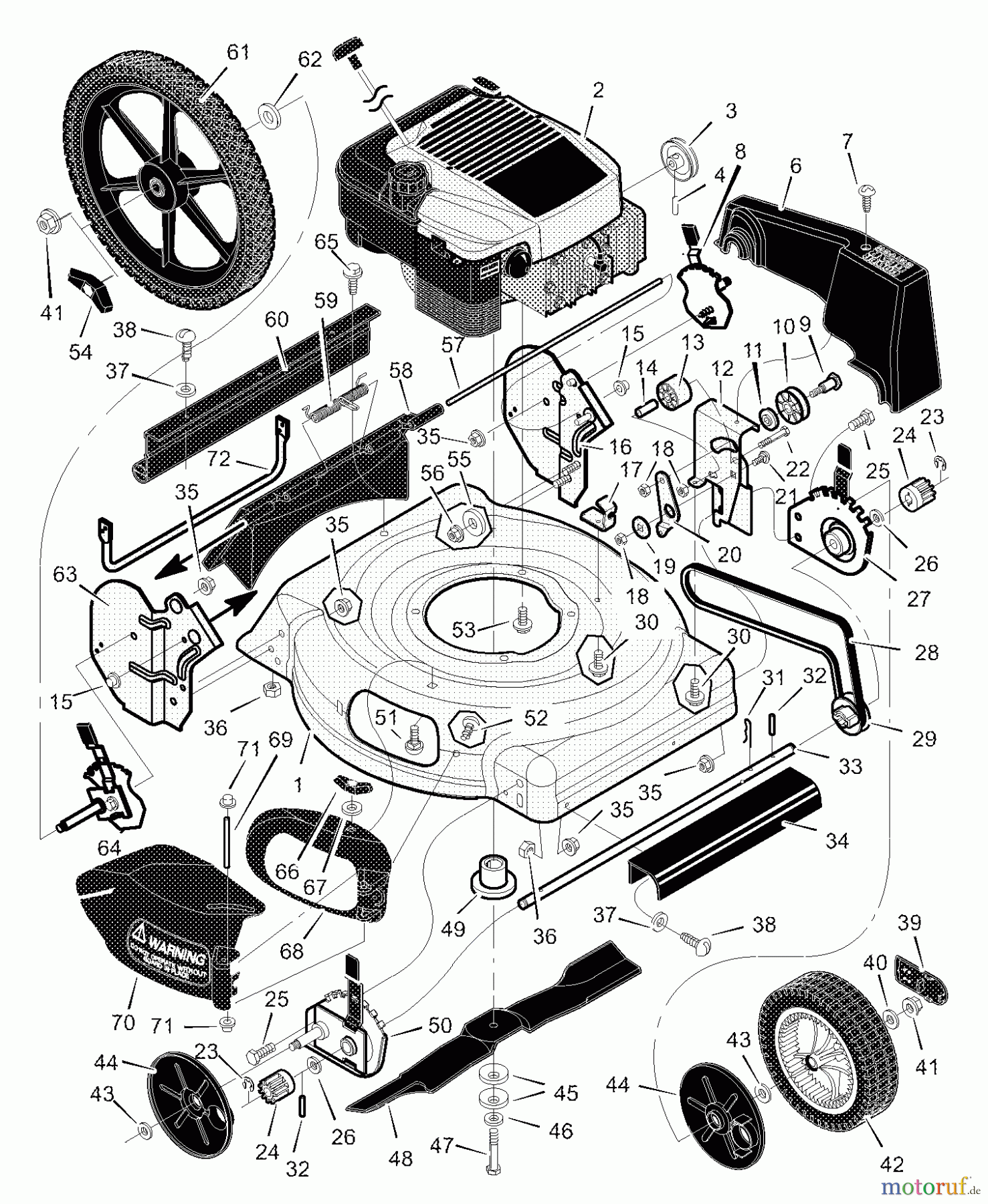  Murray Rasenmäher 20645x189A - Yard King Performance 20