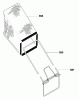 Murray 21595x8B - Scotts 21" Walk-Behind Mower (1999) (Home Depot) Ricambi Bag Assembly