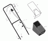 Murray 222390x99B - B&S/ 22" Walk-Behind Mower (2002) (AAFES) Ricambi Handle And Bag Assembly