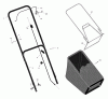 Murray 22265x31C - Scotts 22" Walk-Behind Mower (2002) (Home Depot) Ricambi Handle And Bag Assembly