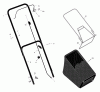 Murray 22265x31F - Scotts 22" Walk-Behind Mower (2004) (Home Depot) Ricambi Handle & Bag Assembly