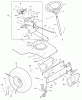 Murray 387001x00A - 38" Lawn Tractor (2003) Listas de piezas de repuesto y dibujos Steering