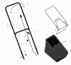 Murray 22265x31G - Scotts 22" Walk-Behind Mower (2004) (Home Depot) Ricambi Handle & Bag Assembly