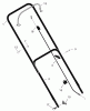 Murray 22265x8J - Scotts 22" Walk-Behind Mower (2004) (Home Depot) Ricambi Handle Assembly - B&S Models