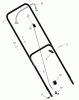 Murray 22265x8J - Scotts 22" Walk-Behind Mower (2004) (Home Depot) Ricambi Handle Assembly - Tecumseh Models