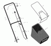 Murray 22305x31A - Scotts 22" Walk-Behind Mower (2000) (Home Depot) Ricambi Handle & Bag Assembly