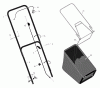 Murray 22305x31B - Scotts 22" Walk-Behind Mower (2001) (Home Depot) Ricambi Handle & Bag Assembly