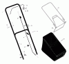 Murray 223210x692A - Stanley 22" Walk-Behind Mower (2003) Ricambi Handle & Bagger Assembly
