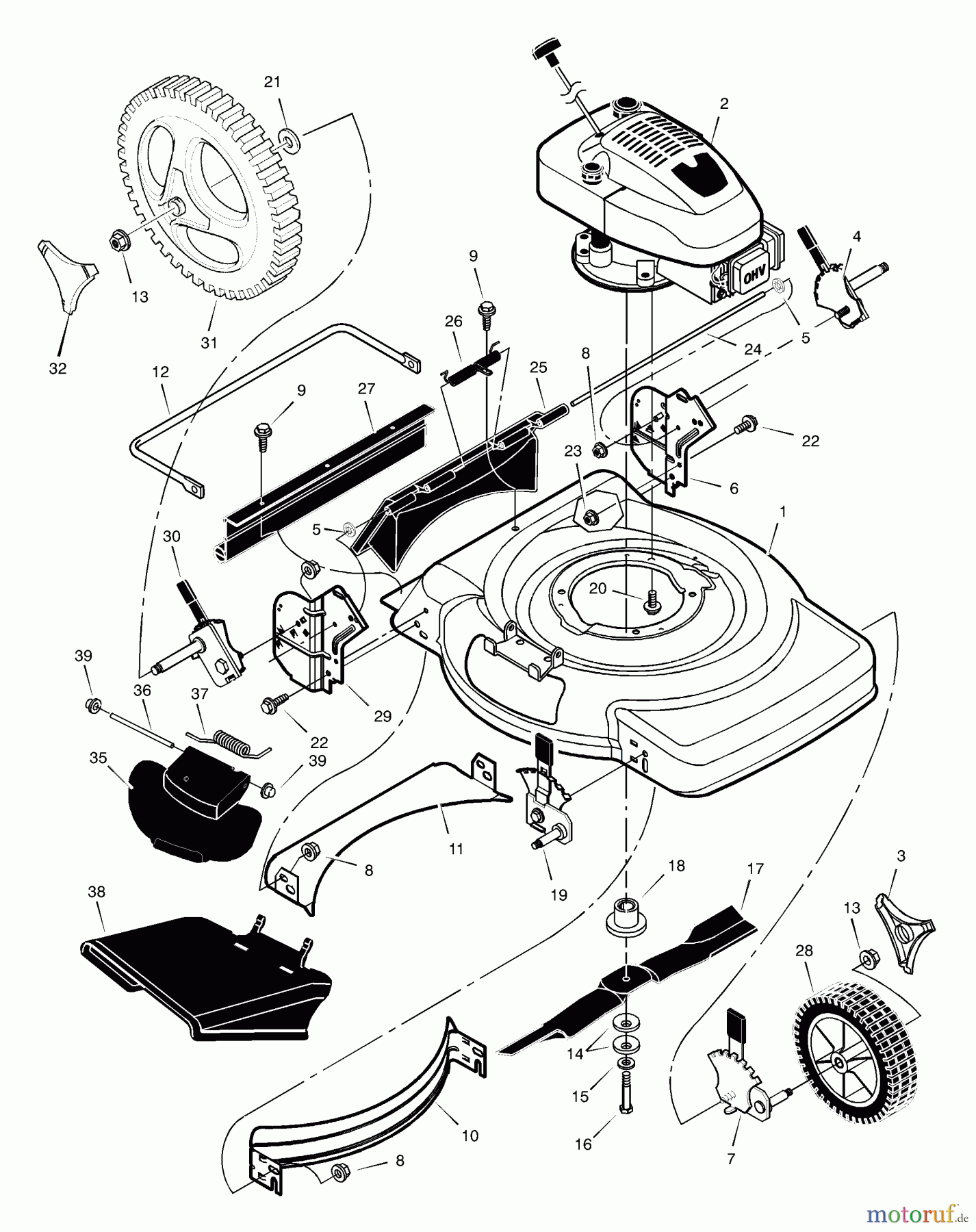  Murray Rasenmäher 223210x692B - Stanley 22