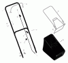 Murray 223310x31A - Scotts 22" Walk-Behind Mower (2005) (Home Depot) Ricambi Handle & Bagger Assembly