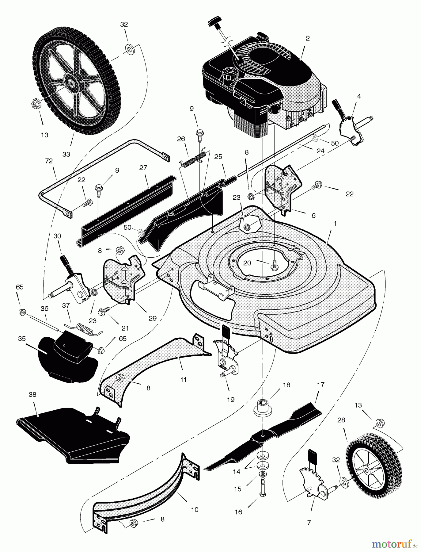 Murray Rasenmäher 223310x48B - B&S/Murray 22