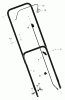 Murray 223330x6A - Ultra 22" Walk-Behind Mower (2001) Ricambi Handle Assembly
