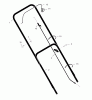 Murray 22405x30A - 22" Walk-Behind Mower (1999) Ricambi Handle Assembly