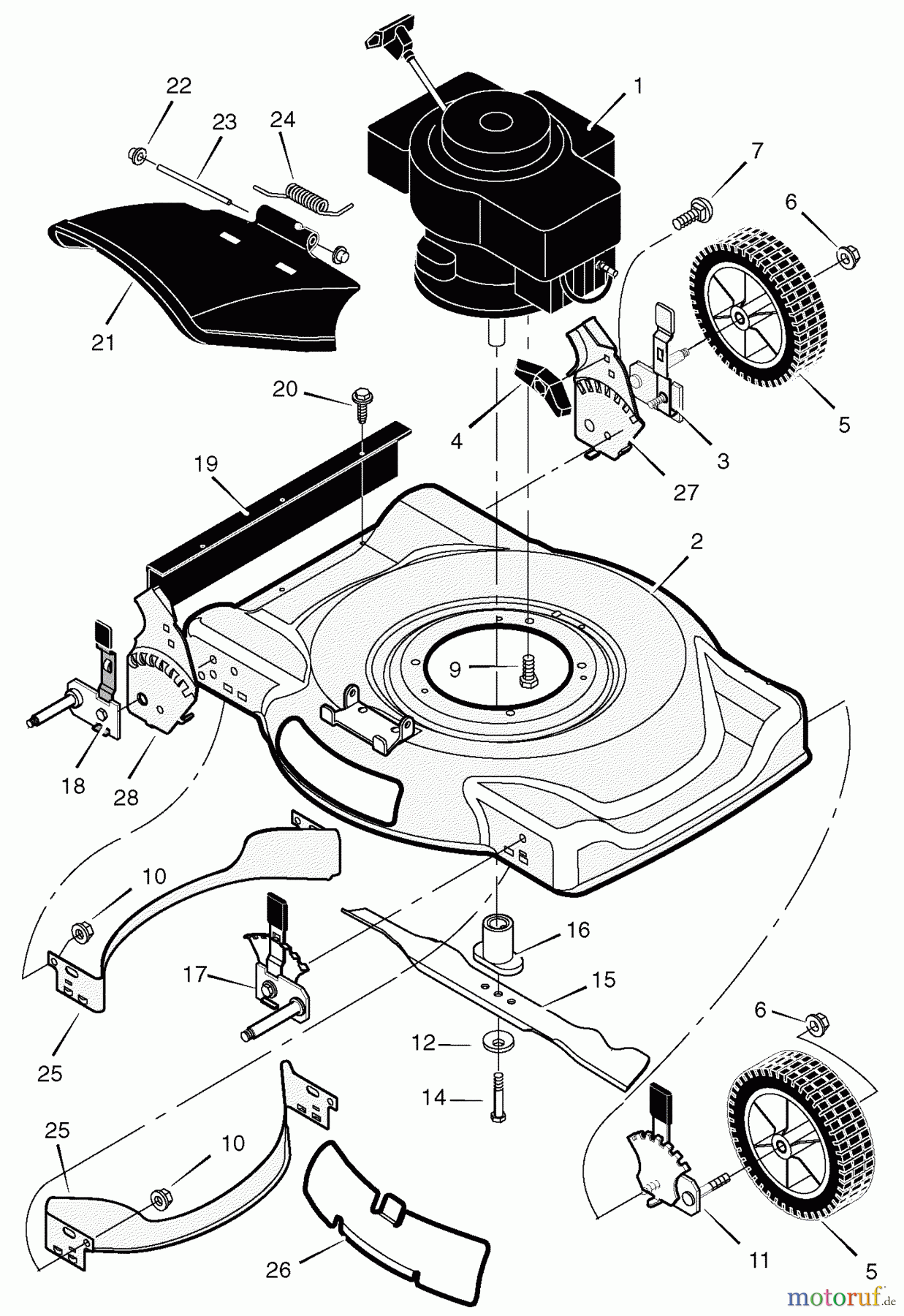 Murray Rasenmäher 224110x8E - Scotts 22