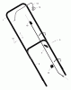 Murray 22506D - 22" Walk-Behind Mower (2004) Ricambi Handle Assembly