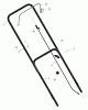Murray 225111x71A - B&S/ 22" Walk-Behind Mower (2001) (Quality Stores) Ricambi Handle Assembly