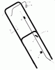 Murray 225111x99A - B&S/ 22" Walk-Behind Mower (2004) (AAFES) Ricambi Handle Assembly