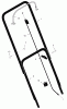 Murray 225111x99B - B&S/ 22" Walk-Behind Mower (2005) (AAFES) Ricambi Handle Assembly