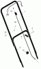 Murray 225112x24B - B&S/ 22" Walk-Behind Mower (2005) (Meijer) Ricambi Handle Assembly