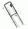 Murray 22606x6A - Ultra 22" Walk-Behind Mower (1998) Ricambi Handle Assembly