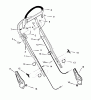 Murray 22636x31A - Scotts 22" Walk-Behind Mower (1998) (Home Depot) Ricambi Handle Assembly