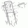 Murray 22638x199A - B&S/ 22" Walk-Behind Mower (1996) (AAFES) Ricambi Handle Assembly