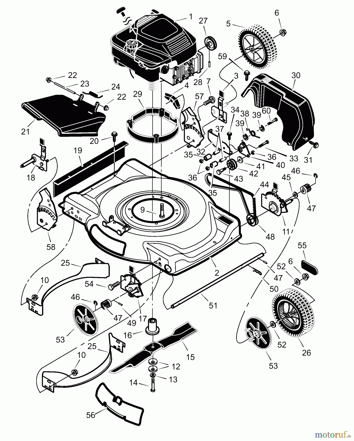  Murray Rasenmäher 22715x92A - B&S/Murray 22
