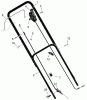 Murray 228511x24B - B&S/ 22" Walk-Behind Mower (2005) (Meijer) Ricambi Handle Assembly