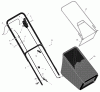 Murray 228511x31A - Scotts 22" Walk-Behind Mower (2002) (Home Depot) Ricambi Handle And Bag Assembly