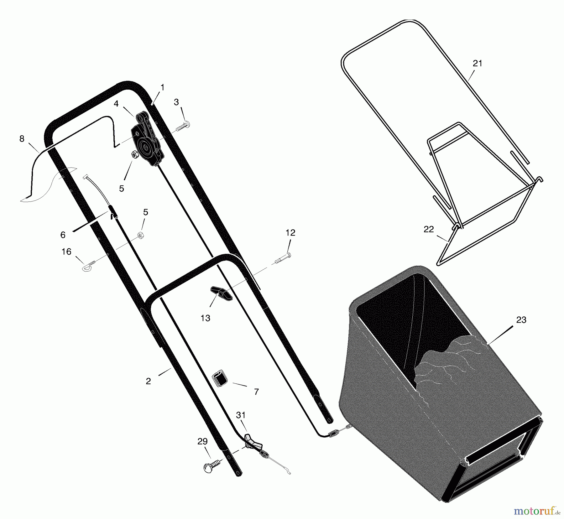 Murray Rasenmäher 228511x31B - Scotts 22