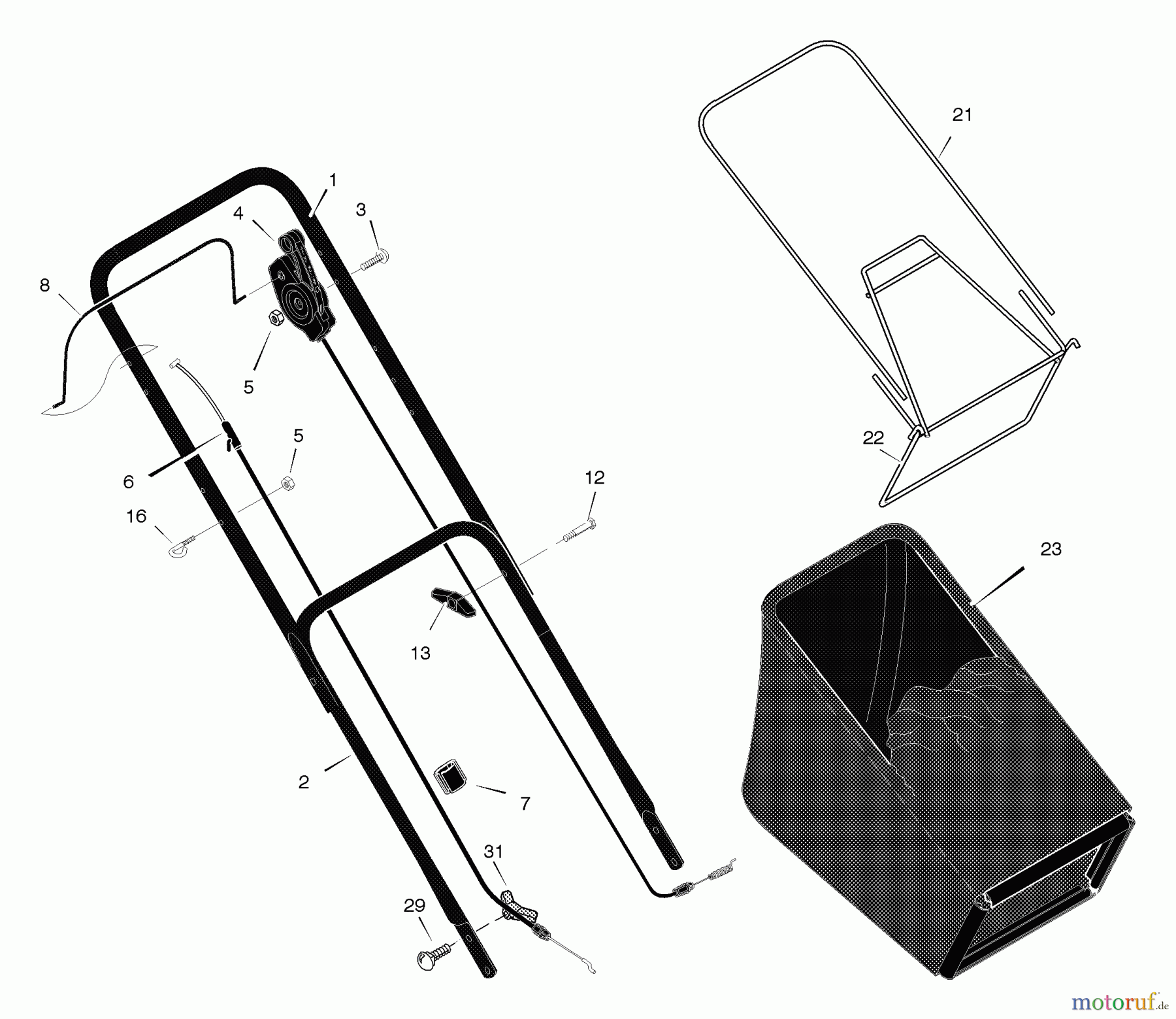  Murray Rasenmäher 228511x31D - Scotts 22