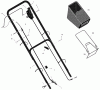 Murray 228511x8A - Scotts 22" Walk-Behind Mower (2002) (Home Depot) Ricambi Handle And Bag Assembly