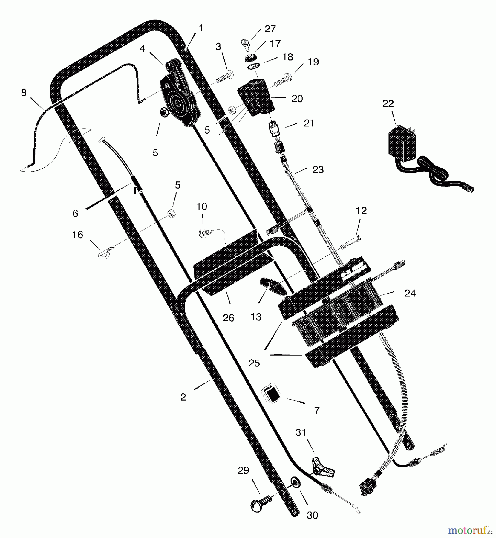  Murray Rasenmäher 228650x89A - Yard King Performance 22