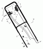 Murray 228690x24B - B&S/ 22" Walk-Behind Mower (2005) (Meijer) Ricambi Handle Assembly