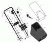 Murray 229631x31A - Scotts 22" Walk-Behind Mower (2001) (Home Depot) Ricambi Handle & Bag Assembly