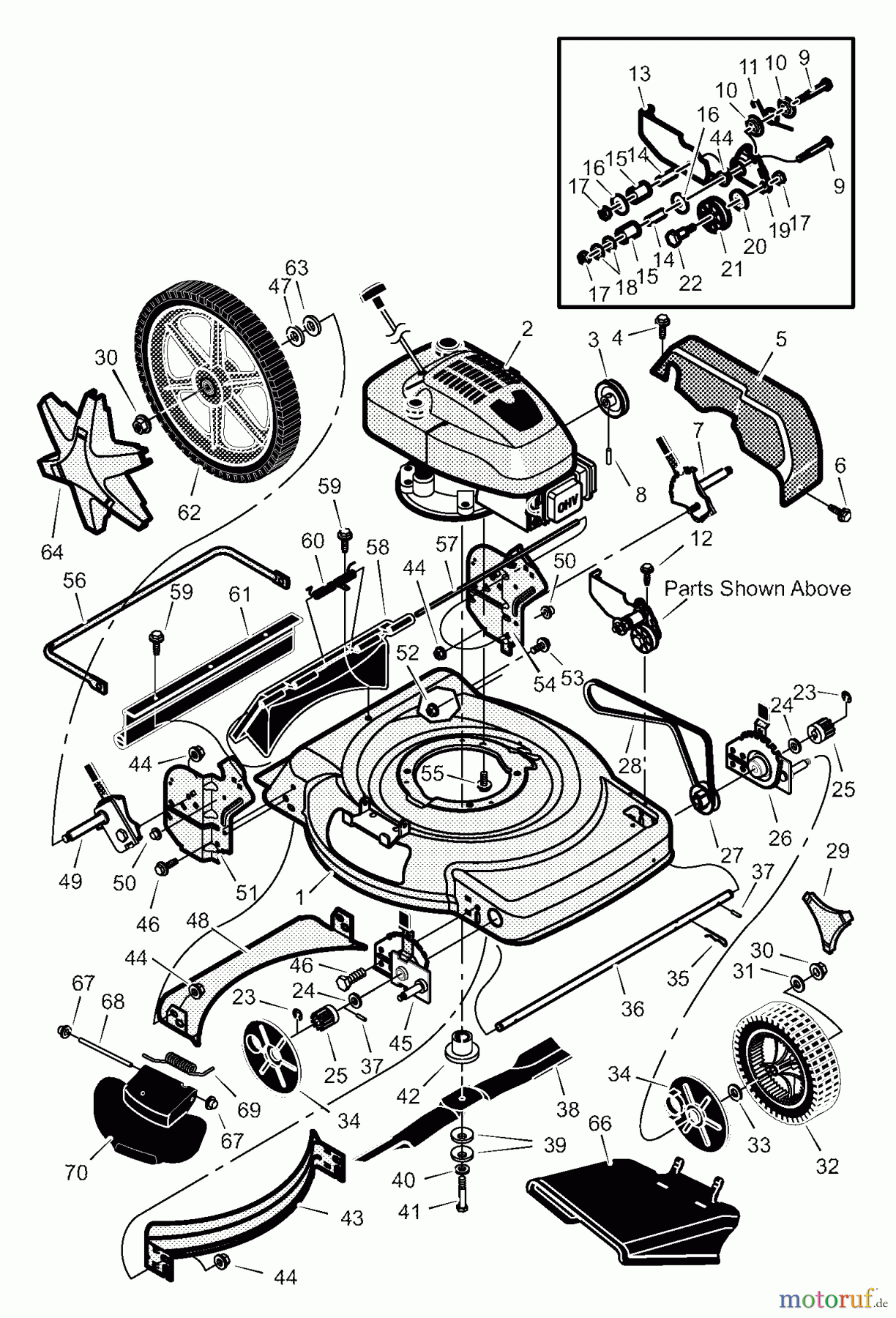  Murray Rasenmäher 22965x8B - Scotts 22