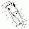 Murray 261010x89B - Yard King Performance 26" Walk-Behind Mower (2002) Ricambi Handle Assembly