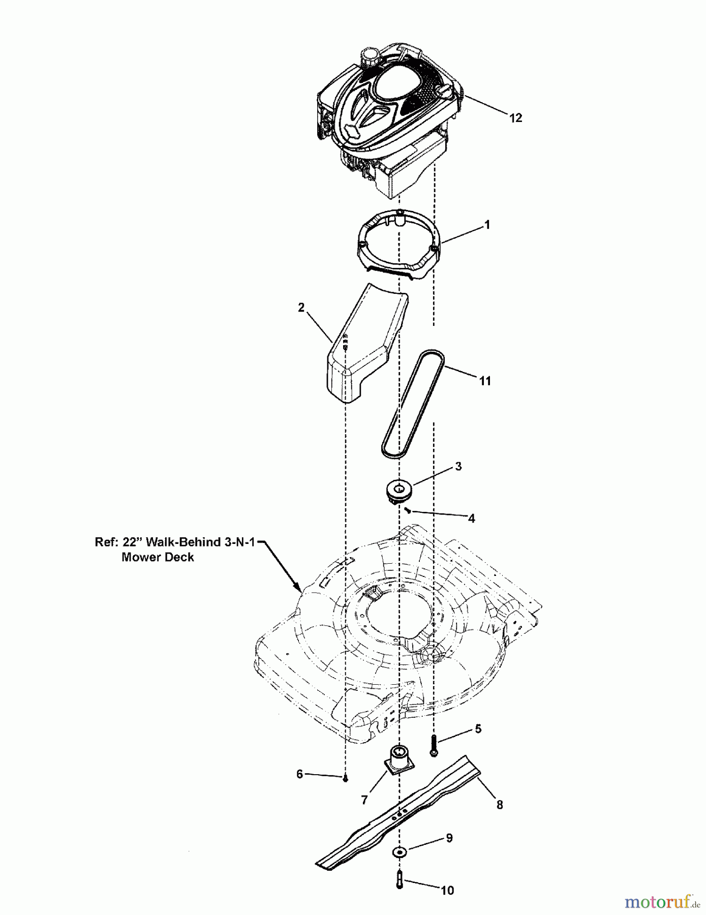  Murray Rasenmäher EBTP22675HW (7800694) - Brute 22