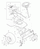 Murray 38710A - 38" Lawn Tractor (1999) Listas de piezas de repuesto y dibujos Steering