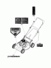Murray M22550FC (7800890) - 22" Walk-Behind Mower (2012) Ricambi Decals Group (7501193)
