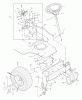 Murray 38710B - 38" Lawn Tractor (2000) Listas de piezas de repuesto y dibujos Steering