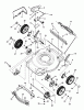 Murray MP2265 (7800455) - 22" Walk-Behind Mower (2010) Ricambi Deck Assembly (Self-Propelled, Standard Wheels)