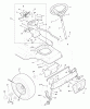 Murray 38711x96A - B&S/ 38" Lawn Tractor (1998) (Servistar) Listas de piezas de repuesto y dibujos Steering