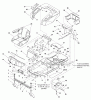 Murray 107.287900 (7800339) - Craftsman ZTS7500, 26HP B&S w/50" Mower Deck (2008) (Sears) Listas de piezas de repuesto y dibujos Frame, Body & Seat Group (987484)