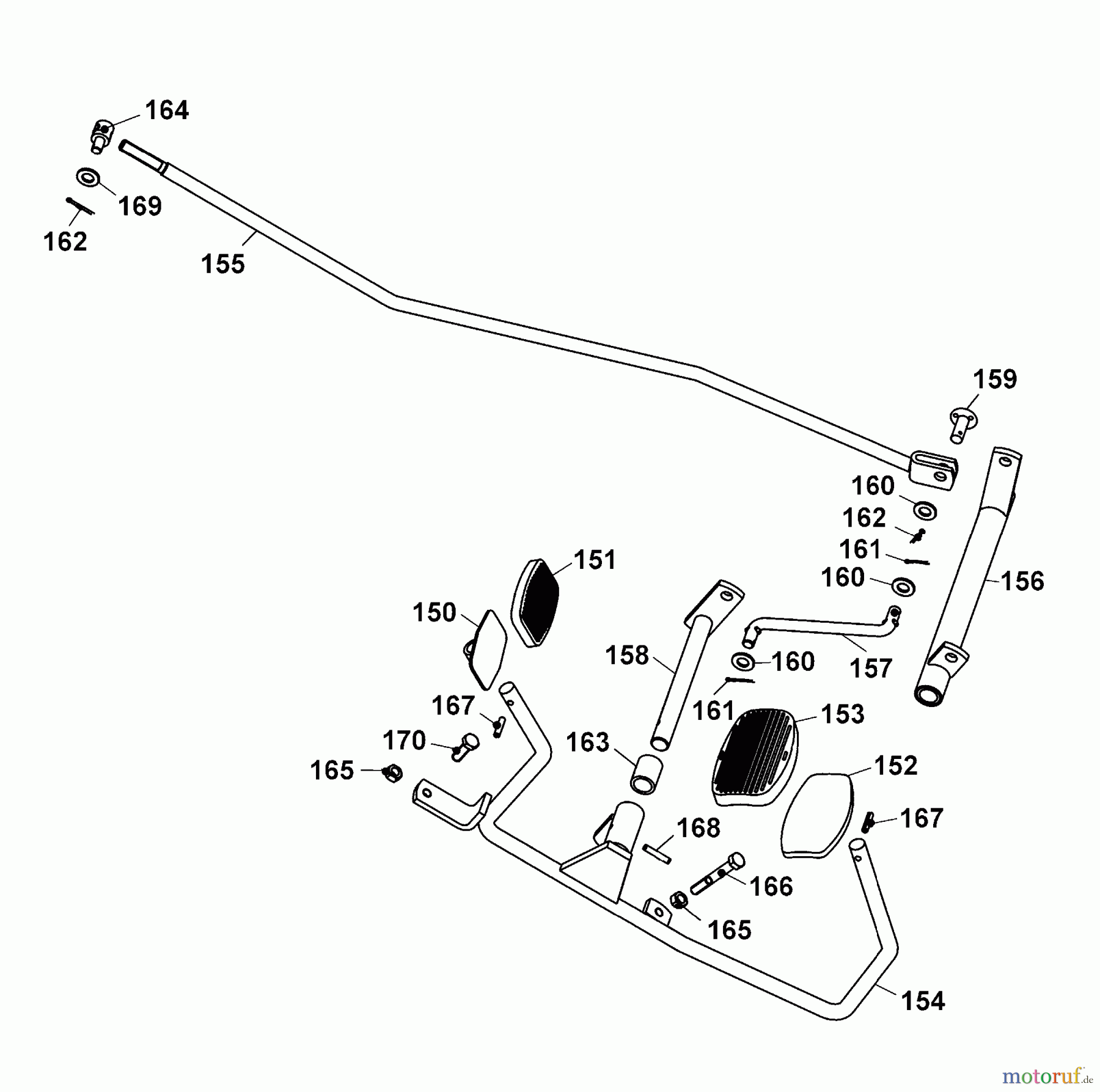  Wolf-Garten Lawn tractors Trac OHV 7 6205000 Series C  (2004) Operation transmission drive